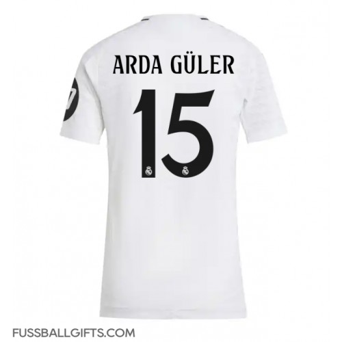 Real Madrid Arda Guler #15 Fußballbekleidung Heimtrikot Damen 2024-25 Kurzarm